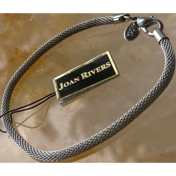 Joan Rivers Herringbone Western Vintage Large Silver Women's Bracelet - Picture 11 of 15